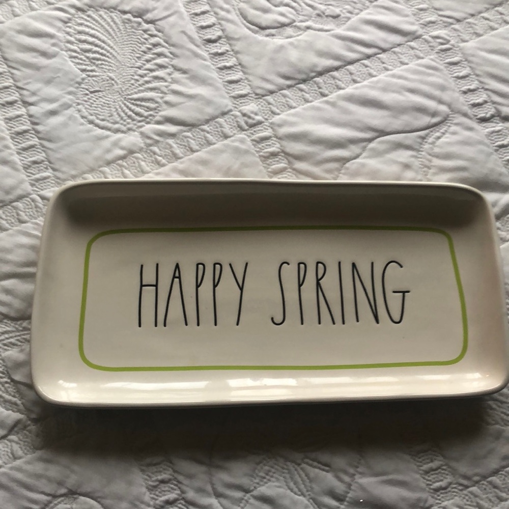 Happy Spring plate